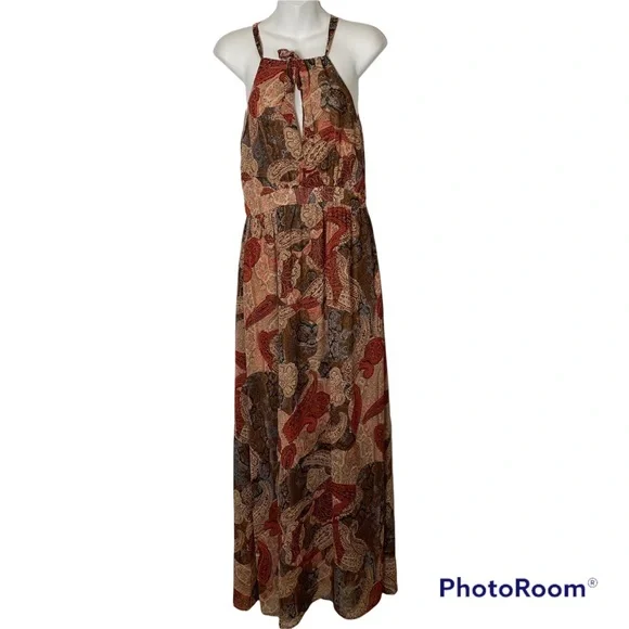 sachin and babi light blue dress Mei Modal High-Split Halterneck Maxi Dress in Matcha Green main image 1